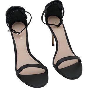 Arezzo Iris Black Stiletto Sandal Women's US 7.5 M
